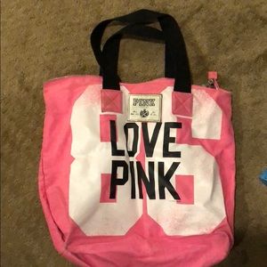 Pink tote